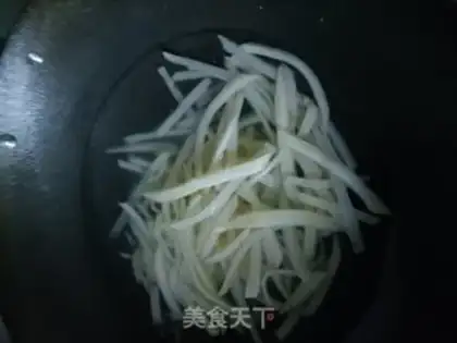 Make Frozen potatoes step 1