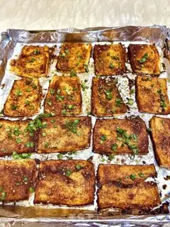 Make Iron plate tofu oven step 2