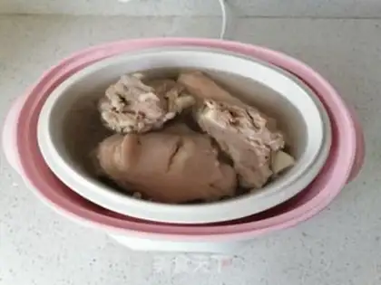Make The lamb bubbly and the cold lamb step 2