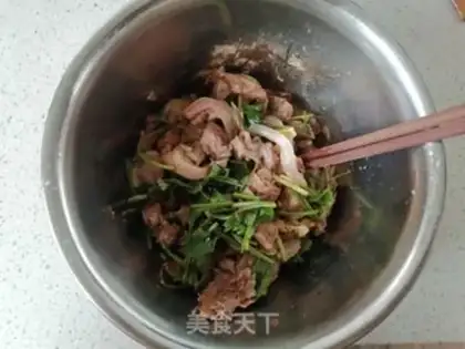 Make The lamb bubbly and the cold lamb step 4