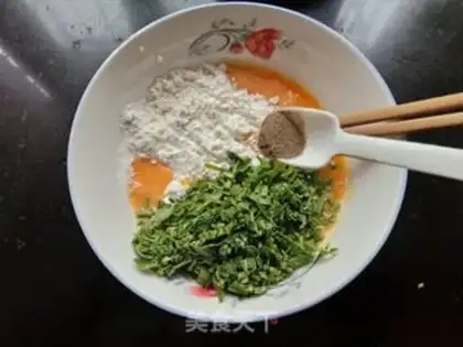Make Snack eggcake step 5