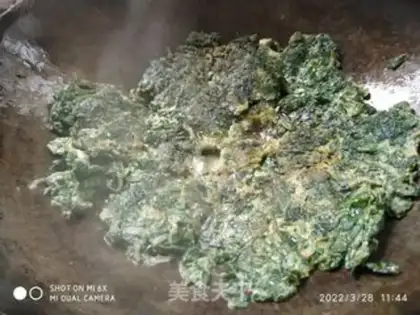 Make Huo-heung fried eggs step 11