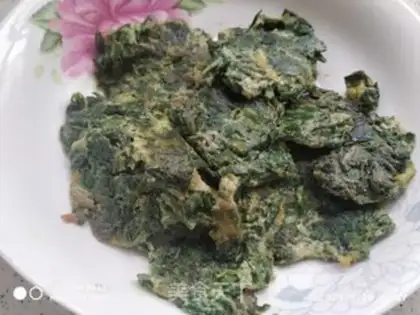 Make Huo-heung fried eggs step 12