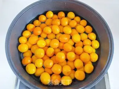 Make Ice cream and orange sauce step 1