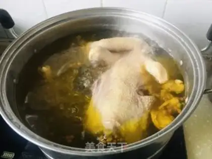 Make Boiled rooster step 5