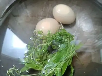 Make Rice cuisine for eggs step 1