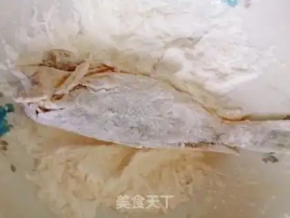 Make Dried yellow fish step 3