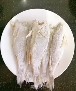 Make Dried yellow fish step 4