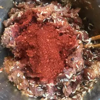 Make Spicy powdered beef step 5