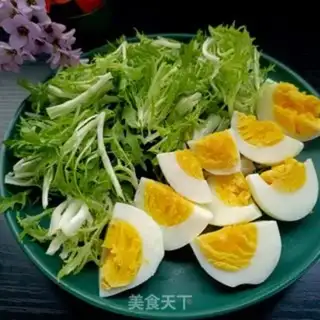 Make Boiled eggs with chrysanthemum step 7