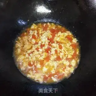 Make Tomato egg noodles step 9