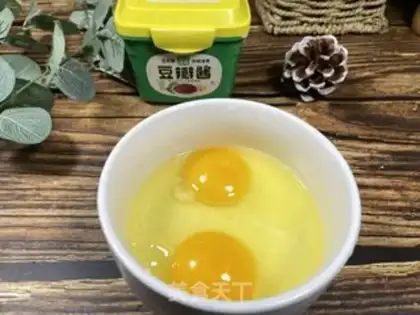 Make Egg dumplings step 1