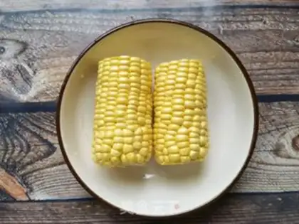 Make Milky-painted corn step 0