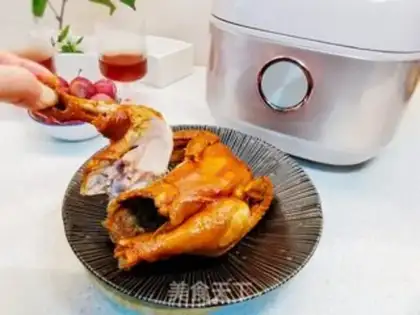 Make A chicken with a pan step 8