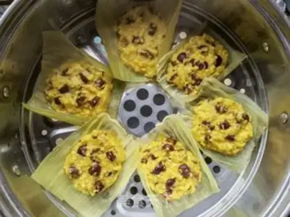 Make Milky-painted corn step 11
