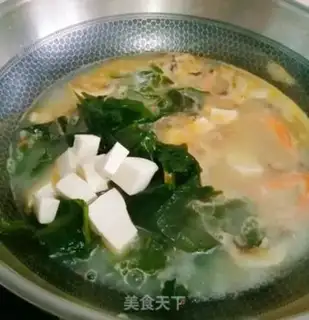 Make Shrimp dress with tofu soup step 3