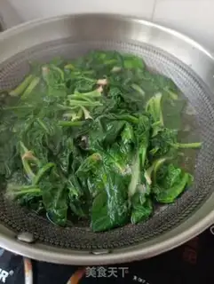 Make Spinach with pepper chicken step 4
