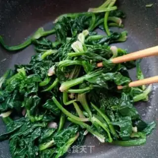 Make Spinach with pepper chicken step 8