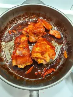 Make Salted egg yolk step 7