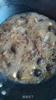 Make Sugar vinegar chop mushrooms step 7