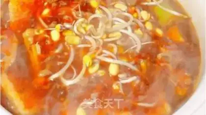 Make Duck tofu fan soup step 11