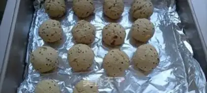 Make Black sesame sweet potatoes step 9