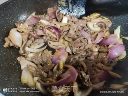 Make Onion beef step 3