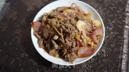 Make Onion beef step 5
