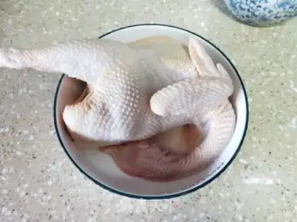 Make White pheasant step 0