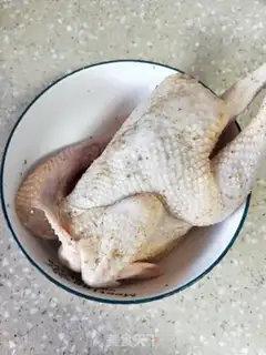 Make White pheasant step 2