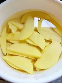 Make Cream fries step 1