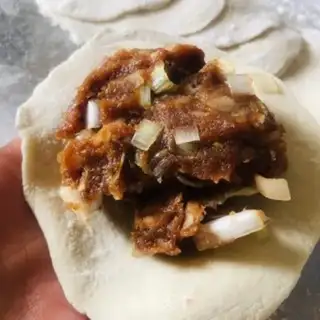 Make Big meat bun step 13