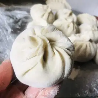 Make Big meat bun step 14