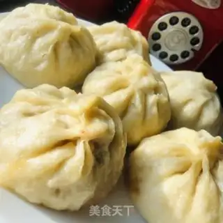 Make Big meat bun step 17