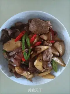 Make Fat cow almond mushrooms step 9