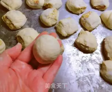 Make Pizza sesame pancakes step 7