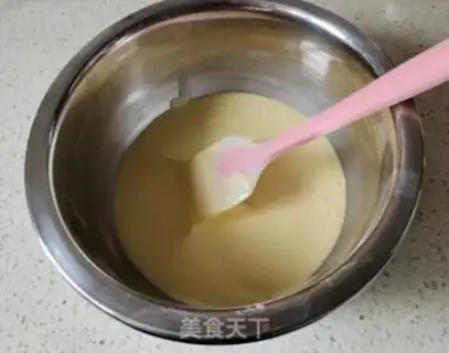Make Six-inch steam cake step 5