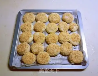 Make Pizza sesame pancakes step 9