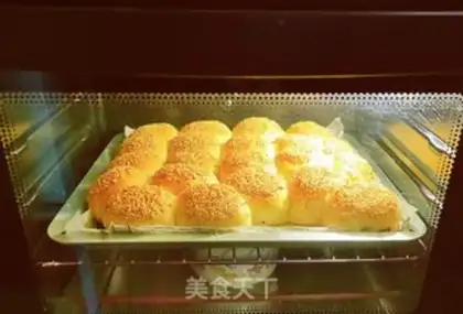 Make Pizza sesame pancakes step 10