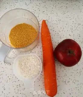 Make Apple carrot rice paste step 0