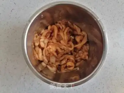 Make Chicken string step 1