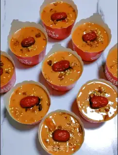 Make Sweet red date cake step 4