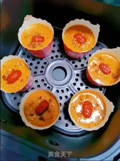 Make Sweet red date cake step 5