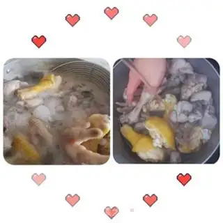 Make Coconut-dry date chicken soup step 3
