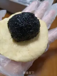 Make Black sesame bread step 7