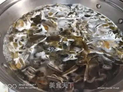 Make Frozen sea belt step 1