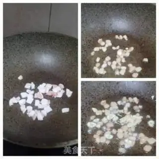Make Pork oil and potatoes step 2