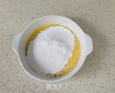 Make Butterbean powder cake step 3