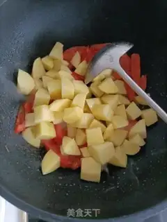 Make Tomato potato stew step 4