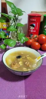 Make Ling Chi apple chop soup step 5
